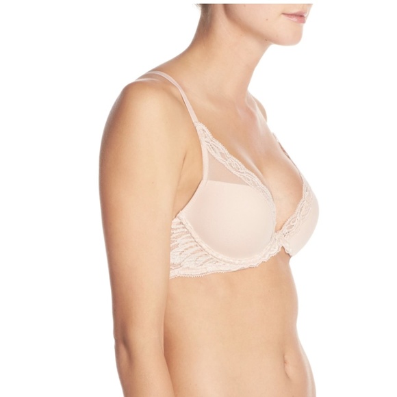 Natori Feathers  Contour Bra in Cameo Rose - Picture 6 of 14